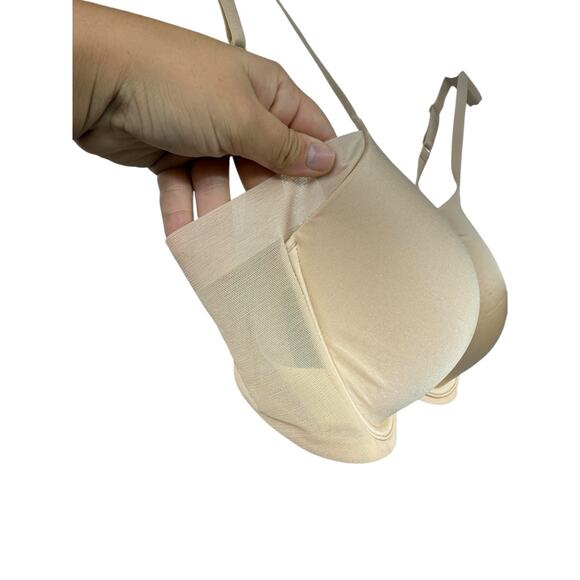 Wacoal Ultimate Side Smoother T-Shirt Underwire Tan Bra Seamless Size 40C 853281 - Picture 4 of 6